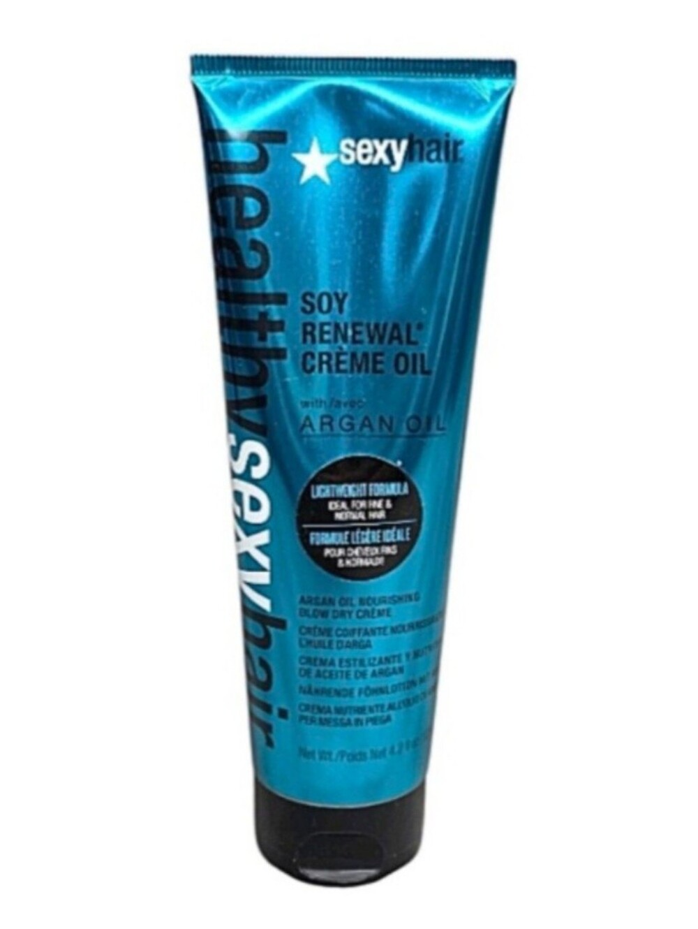 New! Sexy Hair Soy Renewal Creme Oil Argan Blow Dry Cream 4.2oz